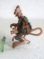 Notorius Peck - Kowakian Monkey Lizard Jedi (Star Wars) Custom Action Figure [Left View]