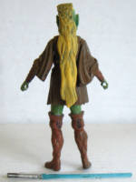 Teeslah - Female Rodian Jedi (Star Wars) Custom Action Figure [Rear View]