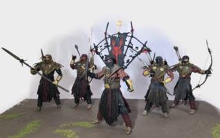 Haradrim standard bearer (Lord of the Rings) Custom Action Figure