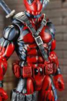 90's cel shaded Deadpool (Marvel Legends) Custom Action Figure