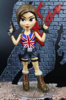 Lara Croft (God save the Queen/Union Jack version) Rock Candy figure (Tomb Raider) Custom Miniature / Figurine
