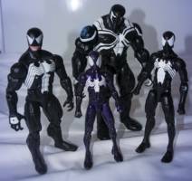 Ultimate Spider-Man (Black Suit) (Marvel Legends) Custom Action Figure