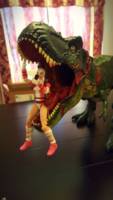 Super Colossal T REX from Jurassic World (Jurassic Park) Custom Action Figure