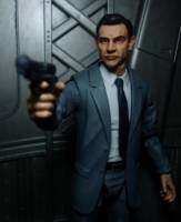 Marvel Legends style James Bond 007 Sean Connery gray suit (Marvel Legends) Custom Action Figure