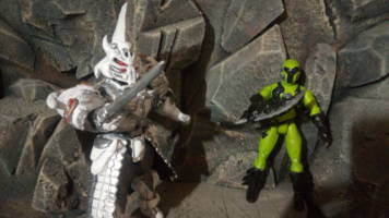 Machine Emperor Robogog of the 10-Sai (Power Rangers) Custom Action Figure [Robogog & Bibi Soldier!]