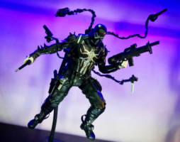 Agent Venom ( with detachable Symbiote Arms ) (Venom) Custom Action Figure