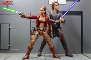 Padme Amidala (Black series from "Destroy Malevolence") (Star Wars Clone Wars) Custom Action Figure
