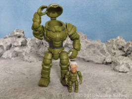 Hagen von Eisenstein in Exosuit (Original) Custom Action Figure [3d printed Exosuit]