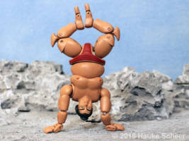 Yuuma the Sumo fighter (Original) Custom Action Figure [3d printed Sumo action figure]