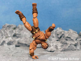 Cranon the Caveman 3 3/4 inch (Original) Custom Action Figure [3d printed 3 3/4 inch caveman figure]