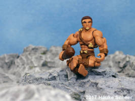 Cranon the Caveman 3 3/4 inch (Original) Custom Action Figure [3d printed 3 3/4 inch caveman figure]