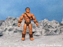Cranon the Caveman 3 3/4 inch (Original) Custom Action Figure [3d printed 3 3/4 inch caveman figure]