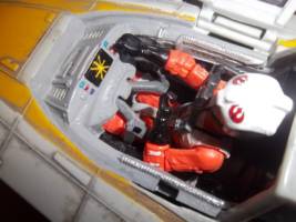 Lieutenant Lepira and his Gold 4 Y-Wing (Star Wars) Custom Vehicle