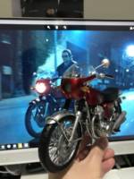 The Terminator T-800 CB750 with fairing (Terminator) Custom Diorama / Playset