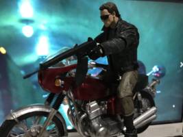 The Terminator T-800 CB750 with fairing (Terminator) Custom Diorama / Playset