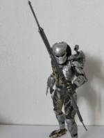 Jungle Hunter Clan Predator (Predator) Custom Action Figure [Predator wielding combistick]