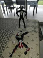 Weaponised black spiderman (Marvel Legends) Custom Action Figure