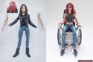 Barbara Gordon Oracle (Batman) Custom Action Figure [Barbara Gordon Oracle custom action figure before and after]