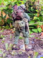 Lt. Dan Taylor (Vietnam) Custom Action Figure [Lt. Dan Back]
