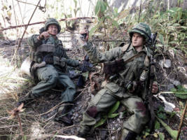 Lt. Dan Taylor (Vietnam) Custom Action Figure ["Get down! Shut up!"]