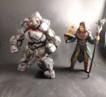 Lava Rock Golem (Original) Custom Action Figure