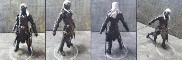 Drizzt Do'Urden (Dungeons and Dragons) Custom Action Figure [360 without cape]