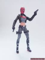 Rule 63 (gender-swapped) Red Hood (Batman) Custom Action Figure [Rule 63 Red Hood custom action figure masked]