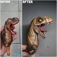 Velociraptor (Jurassic Park) Custom Statue / Bust