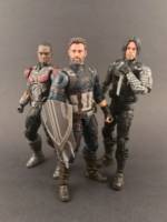 MCU Heads (Iron Man, Captain America, Dr Strange, Bruce Banner, Falcon, Winter Soldier) (Marvel Legends) Custom Action Figure