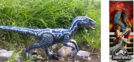 Jurassic World 12 inches Blue (Jurassic Park) Custom Action Figure