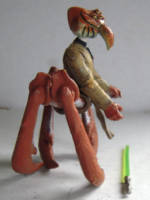 Redleg - Arachnos Jedi (Star Wars) Custom Action Figure [Right View]