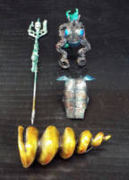 Triton, son of Poseidon, on his hippocampus drawn chariot (Marvel Legends) Custom Action Figure