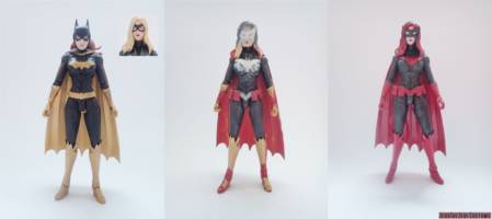 Batwoman (Batman) Custom Action Figure [Batwoman custom action figure before and after]