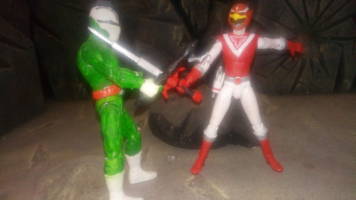 S.H. Figuarts Red Falcon (Power Rangers) Custom Action Figure [Jimmer VS Red Falcon!!!]