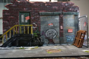 1/12 street diorama (Marvel Legends) Custom Diorama / Playset