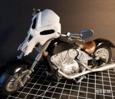 Punisher Motorcycle (Marvel Legends) Custom Vehicle