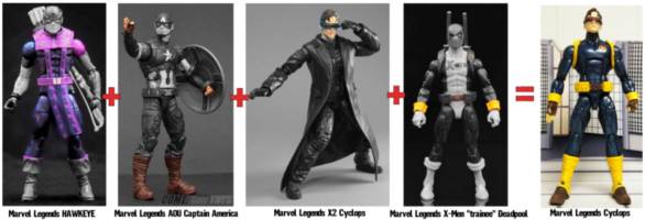 Cyclops (Marvel Legends) Custom Action Figure [Recipe]