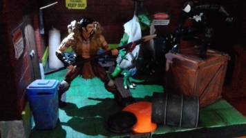 Warehouse Diorama 1/12 scale (Marvel Legends) (Marvel Legends) Custom Diorama / Playset