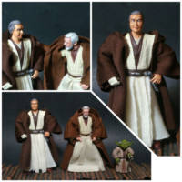Alternate Timeline Jedi Master Anakin Skywalker (Sebastian Shaw) (Star Wars) Custom Action Figure