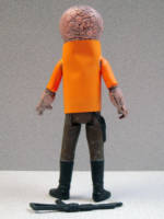 Imperio Joe - Cylon Bounty Hunter (Vintage Style) (Star Wars) Custom Action Figure [Rear View]