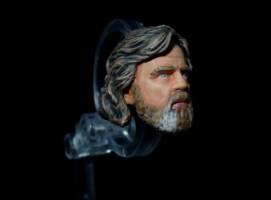 Black series 6" Old Luke Skywalker head (Star Wars) Custom Action Figure