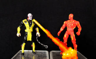 Scorpion (unmasked) (Mortal Kombat) Custom Action Figure