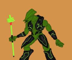 Crystalien  from LEGO Mars Mission (Lego) Custom Action Figure [Concept art]