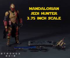 Mandalorian Jedi Hunter (Star Wars) Custom Action Figure