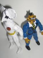 Dangermouse and Penfold (Danger Mouse) Custom Action Figure
