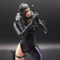 Custom Figure Jessica Sherawat (Resident Evil) Custom Statue / Bust [Perspective view]