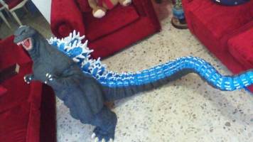 Kaiyodo Godzilla model Kit custom paint (Godzilla) Custom Statue / Bust